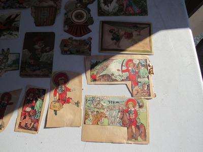 Large Lot of Scrapbook Advertising Cards