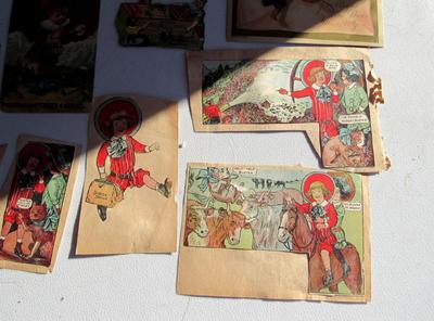 Large Lot of Scrapbook Advertising Cards