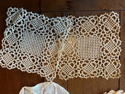 Vintage Crochet Doily Lot