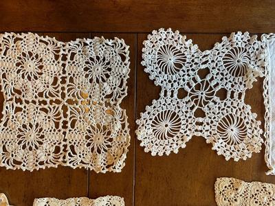 Vintage Crochet Doily Lot