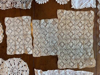 Vintage Crochet Doily Lot