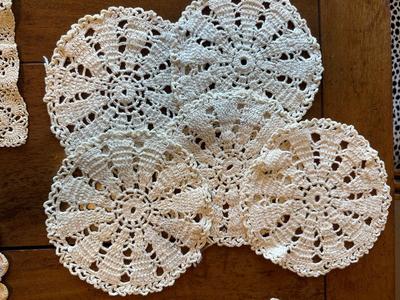Vintage Crochet Doily Lot