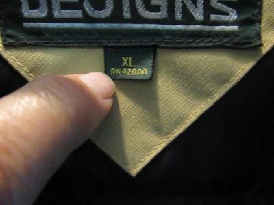 Older Down Designs Jacket, XL
