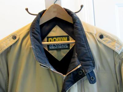 Older Down Designs Jacket, XL