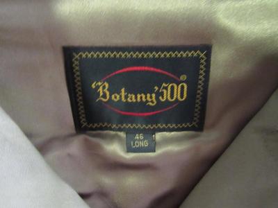 Vintage 1960s Men's 46 Long Trench Coat, Botanny 500, Nice Shape
