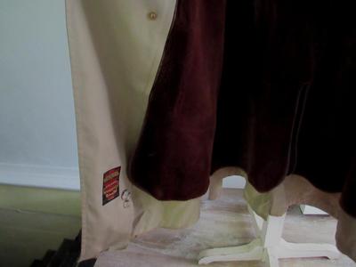 Vintage 1960s Men's 46 Long Trench Coat, Botanny 500, Nice Shape