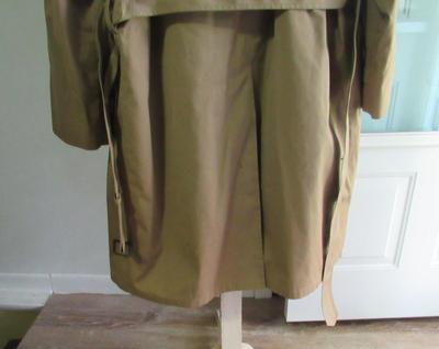 Vintage 1960s Men's 46 Long Trench Coat, Botanny 500, Nice Shape