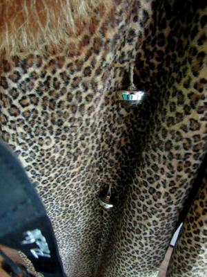 Women's Vintage Faux Fur With Real Fur Collar and Hem Coat