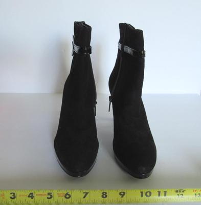 Women's Short Boots, High Heeled, Decorative Trim, Bandolino 9M