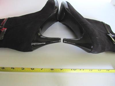 Women's Short Boots, High Heeled, Decorative Trim, Bandolino 9M
