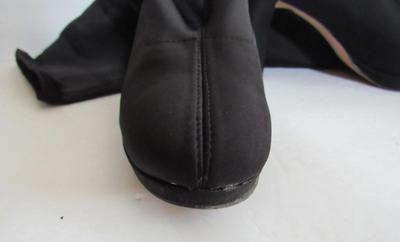 Women's Tall Black Boots, High Heeled, 8 1/2M