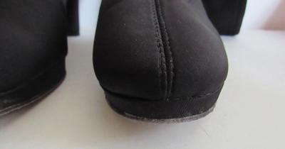Women's Tall Black Boots, High Heeled, 8 1/2M