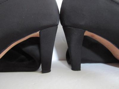 Women's Tall Black Boots, High Heeled, 8 1/2M