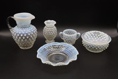 Vintage Hobnail Glass Lot 2