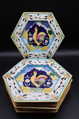 Set of (4) - Abigails Rooster Decorative Plates (4)