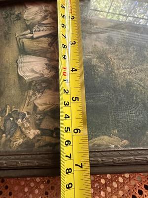 Vintage Carved Wood Hinged Jewelry Box