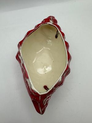 Ceramic Conch Shell Trinket Dish