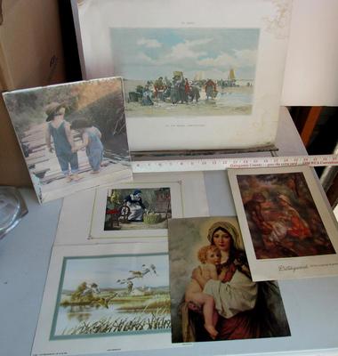 Lot of Misc Vintage Prints