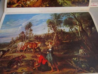 Very Large Soft Cover Book of Rubens Prints, Older Coca Cola Magazine Ad