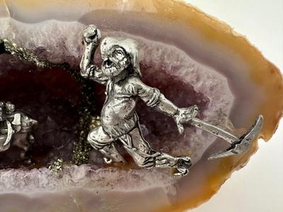 Geode with Mule and Prospector