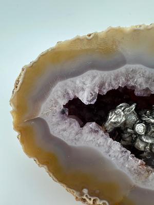 Geode with Mule and Prospector