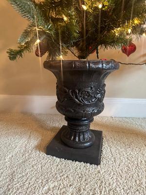 Two 5’ Christmas Trees in Pots