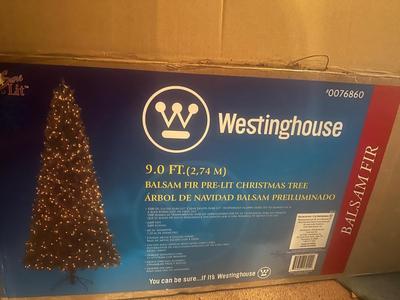 9ft Westinghouse Balsam Fir Christmas Tree