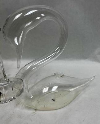 Misc. Vintage Glass, and Ceramic Lot - demitasse cup, mini creamer, mini cake plate, cup & saucer, candlestick holder