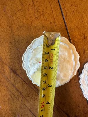 VTG Linen Embroidered Rooster Cocktail Napkins, Stem Ware Coasters
