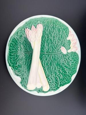MAJOLICA 1984 Asparagus Serving Plate by Holt Howard, Haldon Group