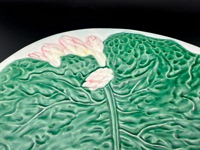MAJOLICA 1984 Asparagus Serving Plate by Holt Howard, Haldon Group