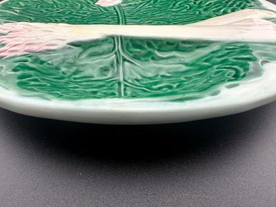 MAJOLICA 1984 Asparagus Serving Plate by Holt Howard, Haldon Group