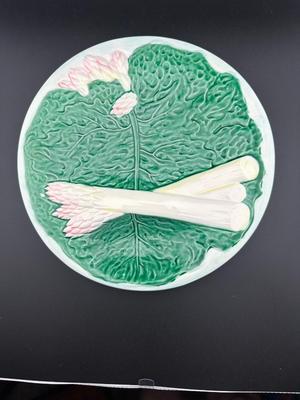 MAJOLICA 1984 Asparagus Serving Plate by Holt Howard, Haldon Group