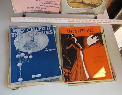 Huge Lot Antique to 1950s Sheet Music, 100+ Pieces