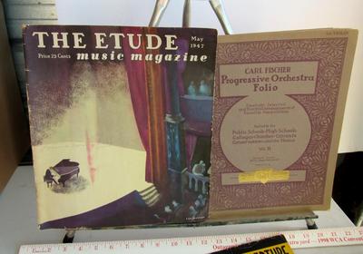 Old Music Booklets, 1947 Etude Magazine