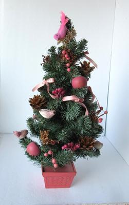 Smaller Table Top Size Decorated Christmas Tree