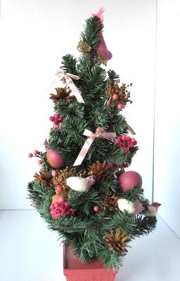 Smaller Table Top Size Decorated Christmas Tree