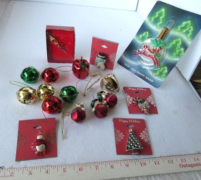 Christmas Bell and Jewelry Lot