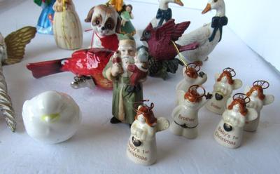 Lot of Misc Christmas Ornaments