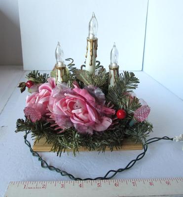 Neat Electric Christmas Floral Decor