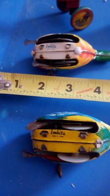 LOT 76 - THREE VINTAGE WIND UP TOYS