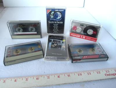 Casette Tapes: Vinnie Darren, Salute to Country, Leadfoot and Blank Tapes