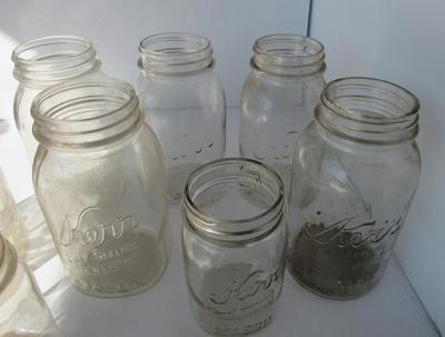 Vintage Kerr Canning Jar Lot