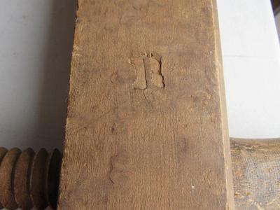 Large Antique Wood Clamp, Shawano Screw Co