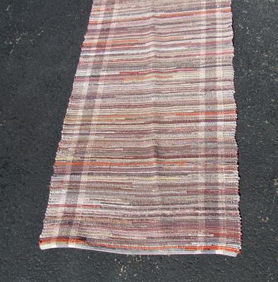 Long Rag Rug Runner, 27" x 54"
