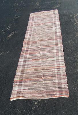 Long Rag Rug Runner, 27" x 54"