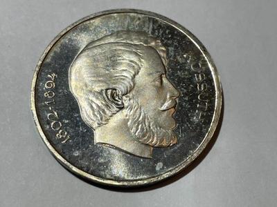 Hungary 1967-BP Proof Condition from Set "KOSSUTH" 5-Forint Silver Coin as Pictured.