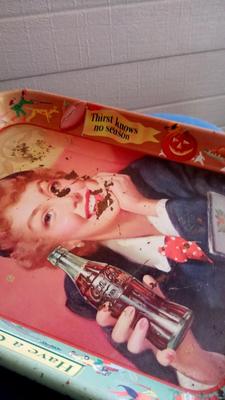LOT 80 - OLD COCA-COLA METAL TRAY