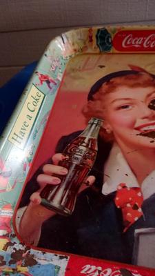 LOT 80 - OLD COCA-COLA METAL TRAY