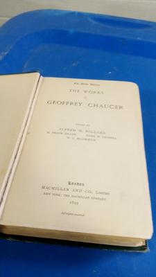 LOT 97 - OLD BOOK THE WORKS OF CHAUCER